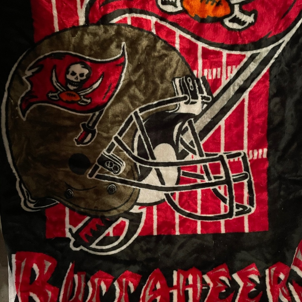 Plush Buccaneers blanket